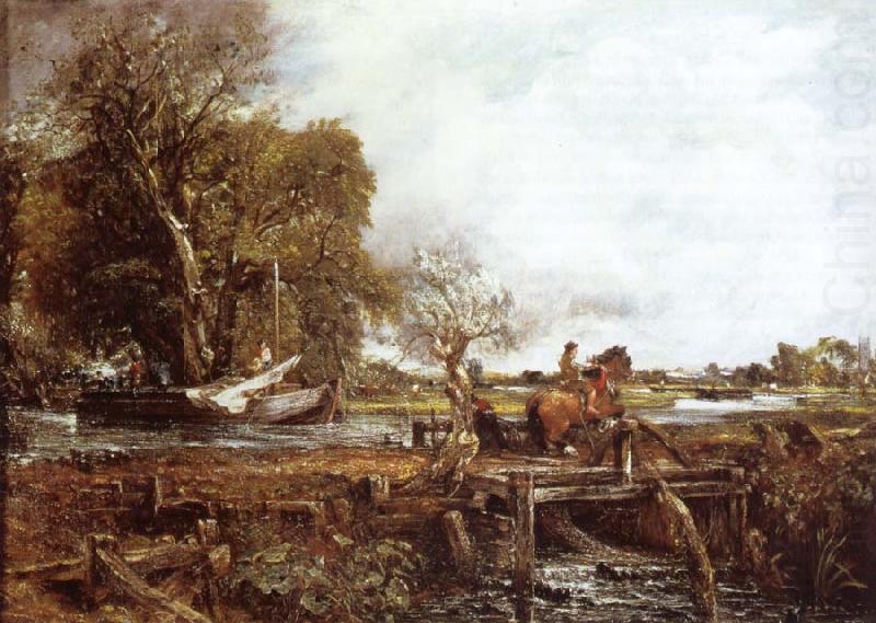 The jumping horse, John Constable